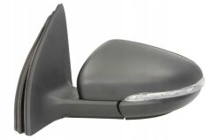 Volkswagen Golf 2009-2013 Electric Heated Black Wing Mirror Unit Passenger Side