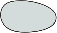 Rover 25 2003-2007 Heated Clear Tinted Convex Wing Mirror Glass Driver Side