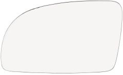 Volkswagen Beetle 1998-2002 Non-Heated Clear Tinted Convex Wing Mirror Glass Passenger Side