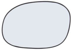 Peugeot 206 2001-2003 Non-Heated Clear Tinted Convex Wing Mirror Glass Passenger Side