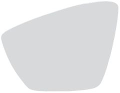 Skoda Karoq 2021-2025 Non-Heated Clear Tinted Convex Wing Mirror Glass Passenger Side