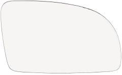 Volkswagen Beetle 1998-2002 Non-Heated Clear Tinted Convex Wing Mirror Glass Driver Side