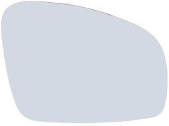 Skoda Roomster 2010-2015 Non-Heated Clear Tinted Convex Wing Mirror Glass Driver Side