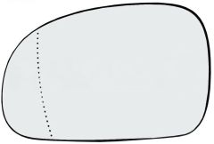 Peugeot 406 1995-1999 Non-Heated Clear Tinted Aspherical Wing Mirror Glass Passenger Side