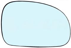 Peugeot 406 1996-1999 Heated Blue Tinted Convex Wing Mirror Glass Driver Side
