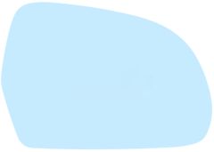 Audi A3 2008-2010 Heated Blue Tinted Convex Wing Mirror Glass Driver Side