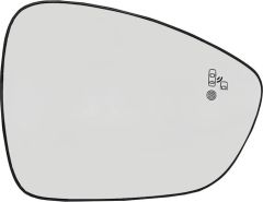 Peugeot 508 2010-2014 Heated Clear Tinted Convex (Blind Spot Detection) Wing Mirror Glass Driver Side