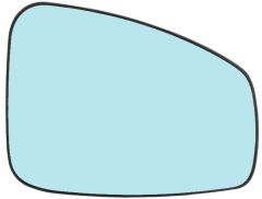 Renault Laguna 2010-2012 Heated Blue Tinted Convex Wing Mirror Glass Driver Side