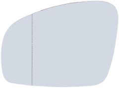 Skoda Roomster 2006-2010 Non-Heated Clear Tinted Aspherical Wing Mirror Glass Passenger Side