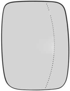 Renault Trafic 2021-2025 Non-Heated Clear Tinted Aspherical Wing Mirror Glass Driver Side