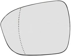 Renault Scenic E-Tech 2024-2026 Heated Clear Tinted Aspherical Wing Mirror Glass Passenger Side