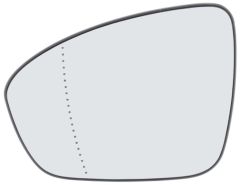 Renault Megane 2020-2023 Heated Clear Tinted Aspherical Wing Mirror Glass Passenger Side