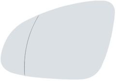 Vauxhall Astra 2011-2013 Heated Clear Tinted Aspherical Wing Mirror Glass Passenger Side