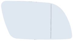 Volkswagen Polo 2001-2005 Heated Clear Tinted Aspherical Wing Mirror Glass Driver Side