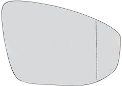 Skoda Superb 2024-2026 Heated Clear Tinted Aspherical Wing Mirror Glass Driver Side