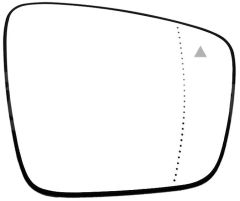 Nissan Townstar 2022-2026 Heated Clear Tinted Aspherical (Blind Spot Detection) Wing Mirror Glass Driver Side