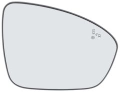 Renault Clio 2019-2023 Heated Clear Tinted Convex (Blind Spot Detection) Wing Mirror Glass Driver Side