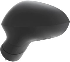 Seat Ibiza 2008-2012 Manual (Cable Toggle) Black Wing Mirror Unit Passenger Side
