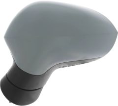 Seat Ibiza 2015-2017 Manual (Cable Toggle) Primed (Suitable for Painting) Wing Mirror Unit Passenger Side
