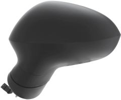 Seat Ibiza 2010-2015 Electric Heated Black Wing Mirror Unit Passenger Side