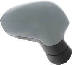 Seat Ibiza 2012-2015 Manual (Cable Toggle) Primed (Suitable for Painting) Wing Mirror Unit Driver Side