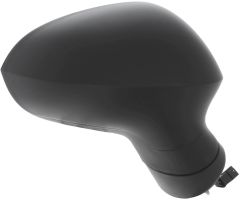 Seat Ibiza 2008-2012 Electric Heated Black Wing Mirror Unit Driver Side