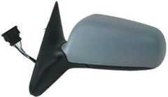 Skoda Octavia 2004-2010 Electric Heated Primed (Suitable for Painting) Wing Mirror Unit Passenger Side
