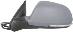 Skoda Octavia 2009-2013 Electric Heated Power Folding Primed (Suitable for Painting) Wing Mirror Unit Passenger Side