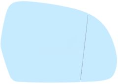 Audi A3 2008-2010 Heated Blue Tinted Aspherical Wing Mirror Glass Driver Side