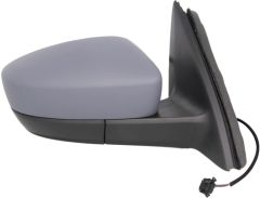 Seat Toledo 2012-2016 Electric Heated Primed (Suitable for Painting) Wing Mirror Unit Driver Side