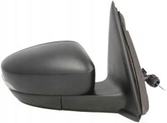 Seat Toledo 2016-2018 Manual (Cable Toggle) Black Wing Mirror Unit Driver Side