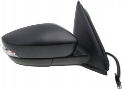 Skoda Fabia 2018-2022 Electric Heated Black Wing Mirror Unit Driver Side