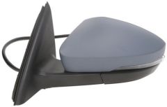 Skoda Octavia 2017-2020 Electric Heated Power Folding (Electro-Chromatic Function Cable) Primed (Suitable for Painting) Wing Mirror Unit Passenger Side