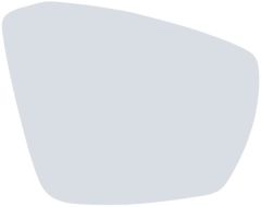 Skoda Octavia 2017-2020 Heated Clear Tinted Convex Wing Mirror Glass Driver Side