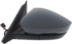 Skoda Kodiaq 2016-2021 Electric Heated Power Folding With Puddle Lamp Primed (Suitable for Painting) Wing Mirror Unit Passenger Side