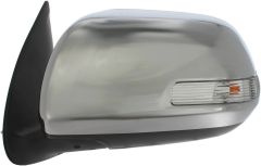 Toyota Hilux 2012-2016 Electric Power Folding With Indicator Chrome Wing Mirror Unit Passenger Side
