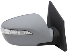 Hyundai ix35 2009-2015 Electric With Indicator Primed (Suitable for Painting) Wing Mirror Unit Driver Side