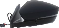 Skoda Karoq 2021-2025 Electric Heated Black Wing Mirror Unit Passenger Side