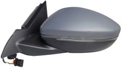 Vauxhall Mokka 2021-2024 Electric Heated Power Folding With Blind Spot Detection Primed (Suitable for Painting) Wing Mirror Unit Passenger Side