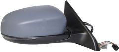 Jeep Compass 2022-2026 Electric Heated Power Folding With Blind Spot Detection Primed (Suitable for Painting) Wing Mirror Unit Driver Side