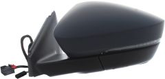 Skoda Karoq 2021-2025 Electric Heated Power Folding With Lane Change Assist Primed (Suitable for Painting) Wing Mirror Unit Passenger Side