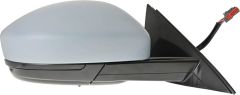 Land Rover Range Rover Evoque 2019-2023 Electric Heated Power Folding with Blind Spot Detection Primed (Suitable for Painting) Wing Mirror Unit Driver Side