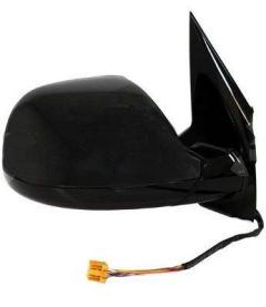 Volkswagen California 2020-2024 Electric Heated Power Folding Black Cover Gloss Black Baseplate Wing Mirror Unit Driver Side