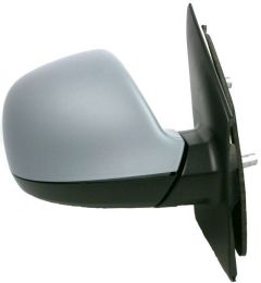 Volkswagen Transporter 2015-2020 Manual Primed (Suitable for Painting) Black Wing Mirror Unit Driver Side