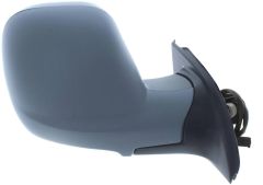 Peugeot Partner 2015-2019 Manual (Cable Toggle) Primed (Suitable for Painting) Wing Mirror Unit Driver Side