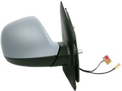 Volkswagen Transporter 2015-2020 Electric Heated Power Folding With Lane Change Assist With FM2/DAB Radio Aerial Primed (Suitable for Painting) Wing Mirror Unit Driver Side