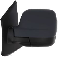 Renault Trafic 2021-2025 Electric Heated Power Folding With Blind Spot Detection Primed (Suitable for Painting) Wing Mirror Unit Passenger Side