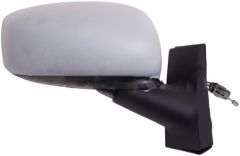 Fiat Idea 2003-2009 Manual (Cable Toggle) Primed (Suitable for Painting) Wing Mirror Unit Driver Side