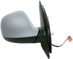 Volkswagen California 2020-2024 Electric Heated Power Folding with Lane Change Assist Primed (Suitable for Painting) Wing Mirror Unit Driver Side