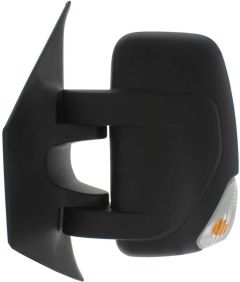 Nissan NV400 2014-2019 Electric Heated Short Arm With Blind Spot Detection 16w Indicator Black Wing Mirror Unit Passenger Side
